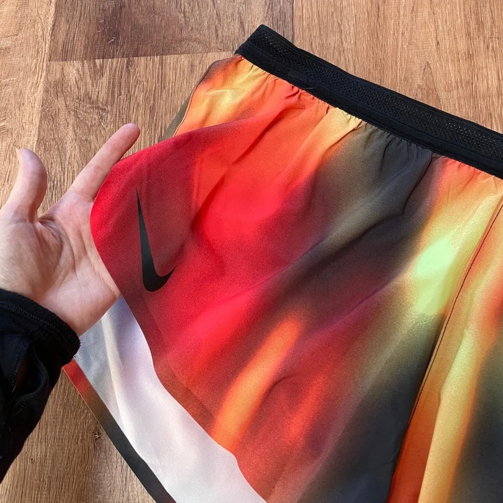 Nike Mens Dri Fit ADV Elite Aeroswift 2” Running Shorts Size XL Ombré Gradient